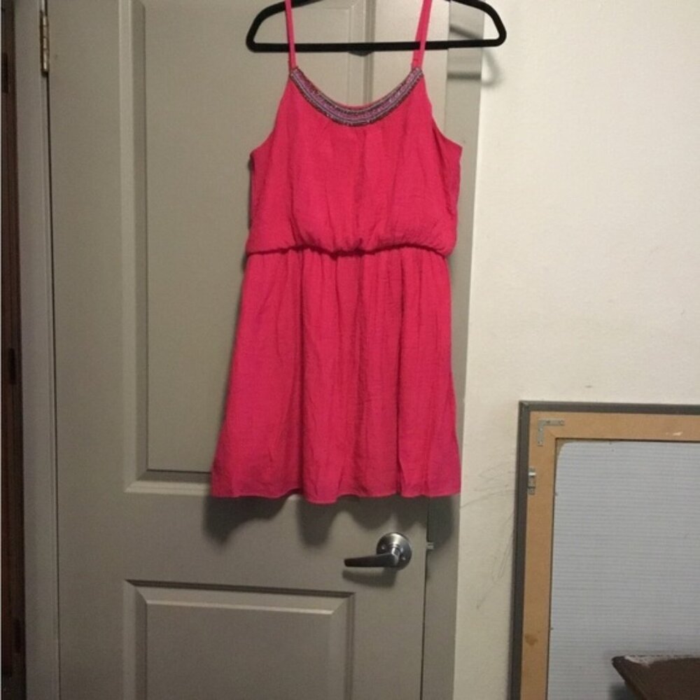 Iz Byer Vibrant Pink Dress